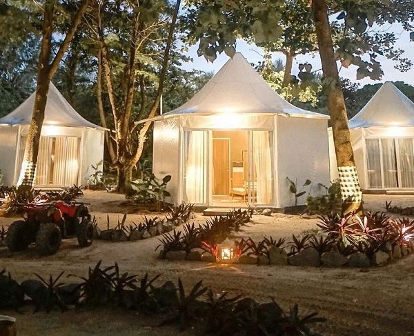 Asha Beach Club, Glamping di Pulau Payung