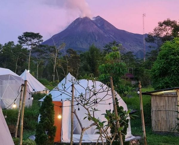 Pallatina Glamping, Mencari Cerita Merapi