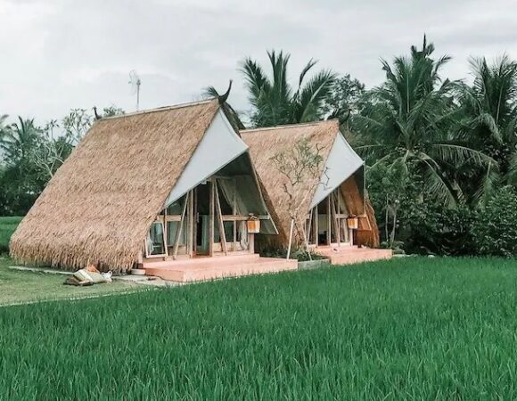 Segitiga Haus Glamping Ubud Tengah Sawah