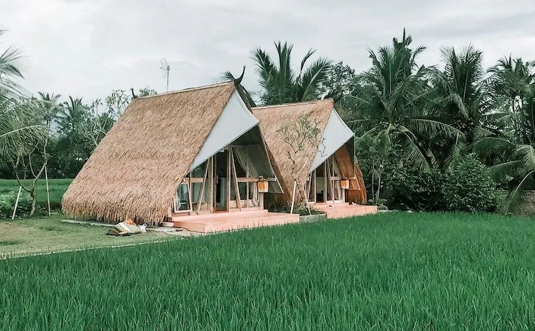 Segitiga Haus Glamping Ubud Tengah Sawah