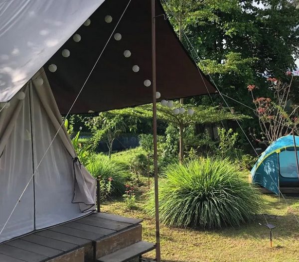 Sitinggil Muncul Glamping Tengah Sawah