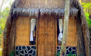 El Bamboo Glamping Kabin Bambu Dekat Ijen